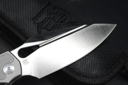NEW Monterey Bay Knives Sabretooth Frag Pattern Ti- S90V Blade SOLD OUT
