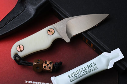 NEW Turner CNC Knome Custom Ltd Ed - Fungus GITD / 3V Blade w/ Copper Dice