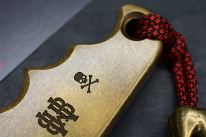 RARE Wild Bill Fist Filler Brass Bottle Opener w/ Custom Molar Re JRW Microtech