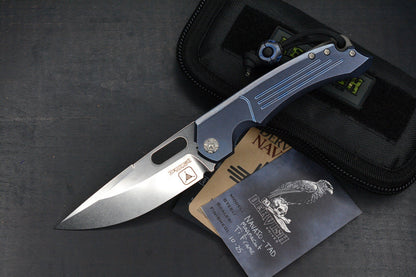 RARE Dervish x Triple Aught Navajo Triple Fuller Blue Ano - Magnacut w/ CMW Bead