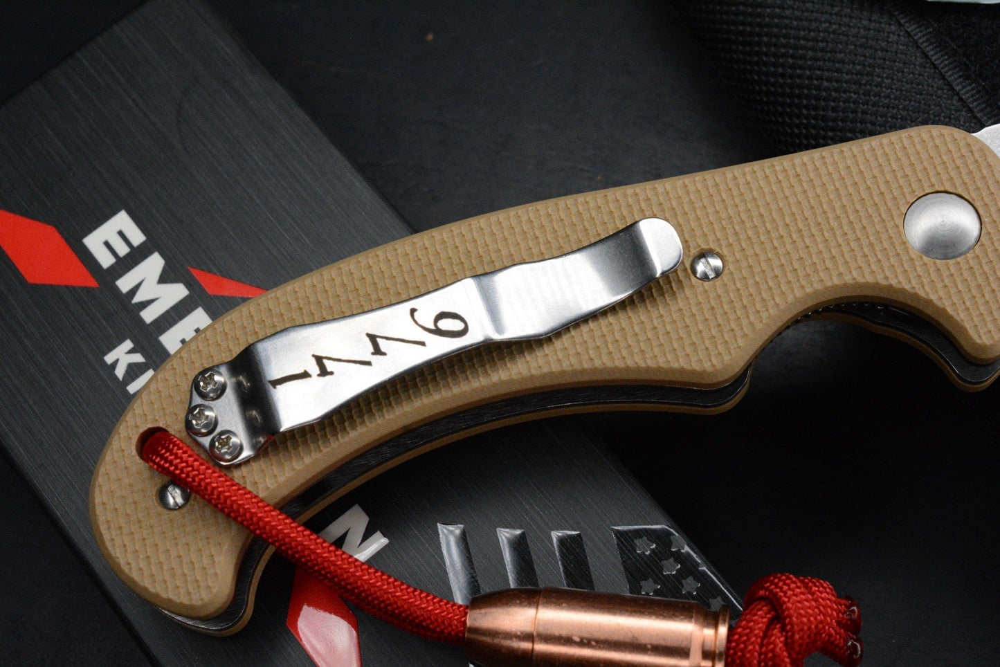 RARE Emerson “Collector Series” 1776 3.7” V Grind Magnacut / G10 w/ EXTRAS