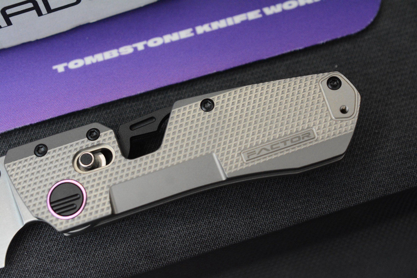 NEW Winterblade Factor B4 Natural Diamond Ti/ MagnaCut & Pink / Purple Timascus