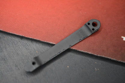 CUSTOM RGT V2 Black/ Gold Topo Titanium Pocket Clip For Chris Reeve Knives