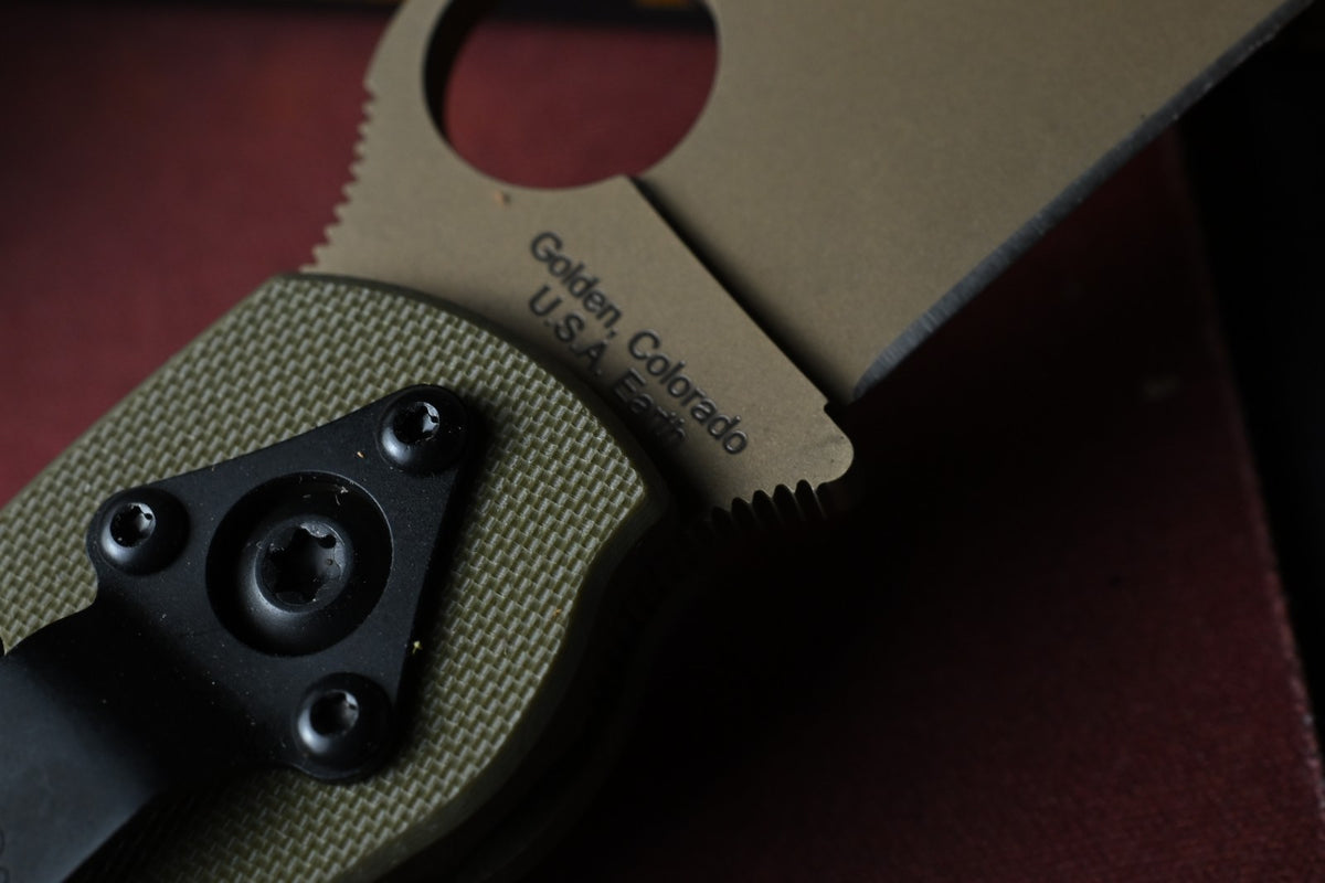 NEW Spyderco x REC EXC Paramilitary 2 - OD Green G10 / CTS 240P w/ TKW Bead