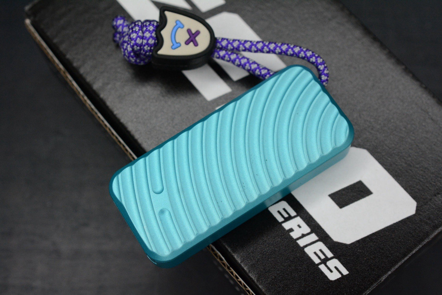 NEW RIVERY MFG x Cad Lab Zero Knife Teal Finish OG w/ Custom Bead