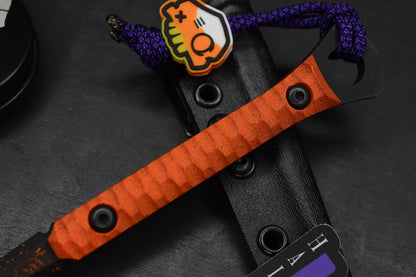 RARE Half Face Cardiac Spike Halloween SE Orange G-10 w/ Inky EDC Candy Corn Set