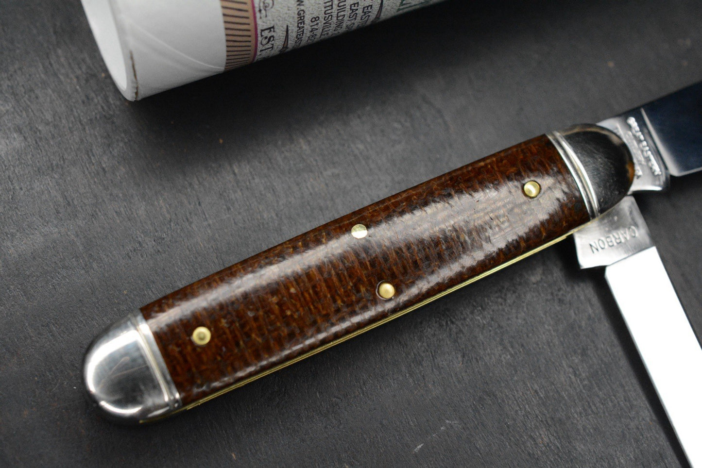 NEW Great Eastern Cutlery Northfield - Jumbo Stockpen Jack Brown Burlap Micarta