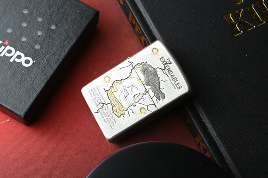 RARE Jacket The Expendable Zippo Lighter - Plated Brass