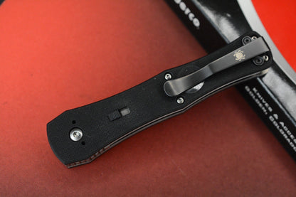 RARE / BNIB Spyderco x Janich Janisong - Black G10 / S30V DISCONTINUED