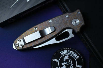 RARE Urban EDC x Demko Shark-A-Tac - Blue Ti & Bronze Chaos Seigaiha / MagnaCut