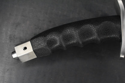 RARE++ Al Mar Knives Vintage Seki Japan Warrior Fixie Satin Blade /Rubber Handle