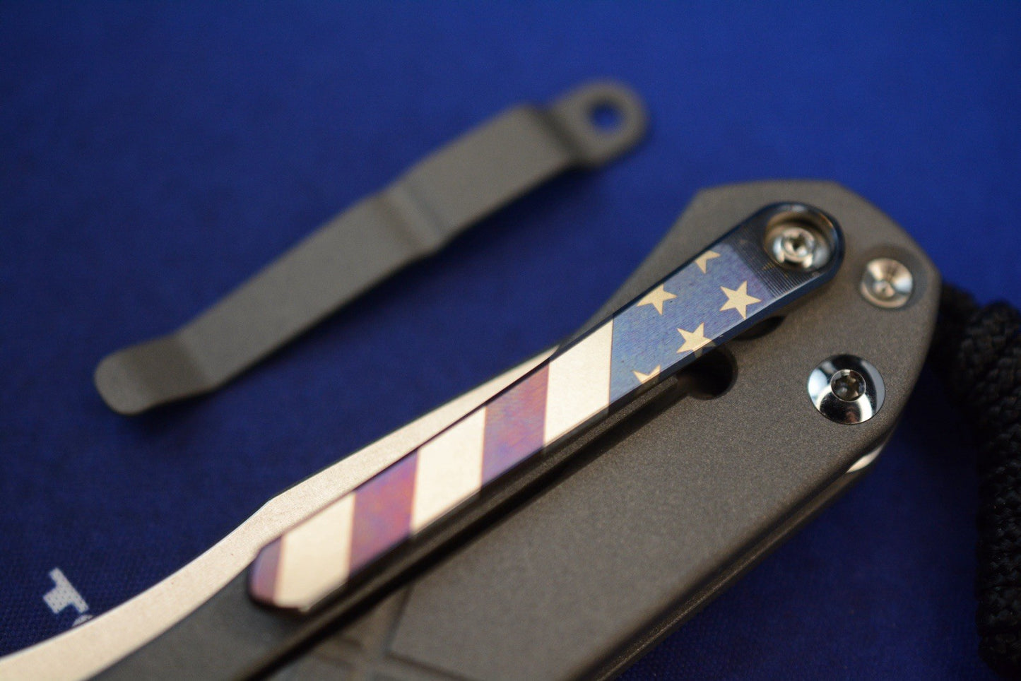 NEW Chris Reeve Umnumzaan - Sand Blasted / T/E Magnacut w/ Custom Flag Clip