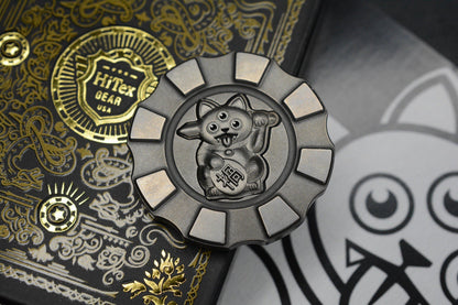 NEW HiTex x Playge Titanium Poker Chip - Misfortune Cat - 2026 CCKS EXC