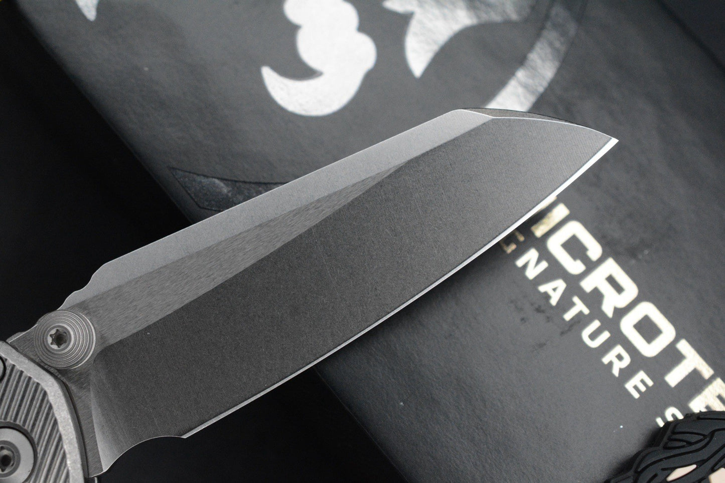 RARE Microtech MSI MINI -  Marfione Selects / Fluted Titanium w/ John Wick Pack