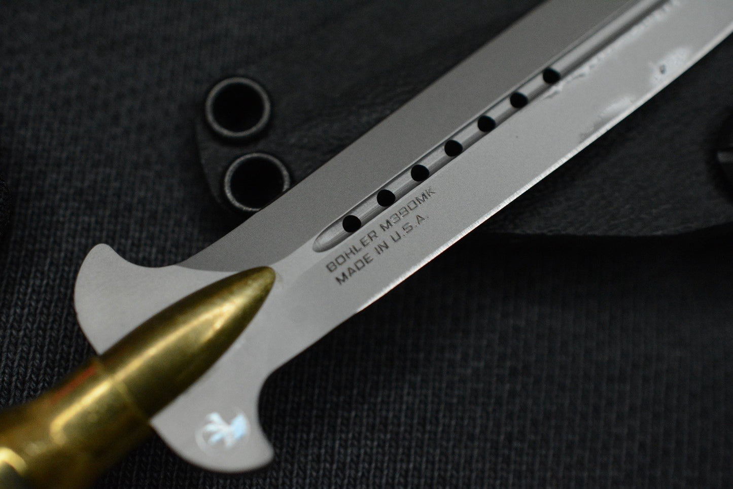 RARE Microtech Brass Bullet DE Desk Dagger USA MADE w/ John Wick Pack