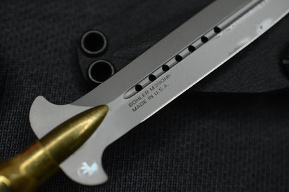 RARE Microtech Brass Bullet DE Desk Dagger USA MADE w/ John Wick Pack