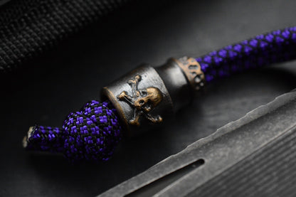 RARE Custom Knife Factory Sukhoi 5 Blackwash  w/ Crystalized Ti Backspacer /M398