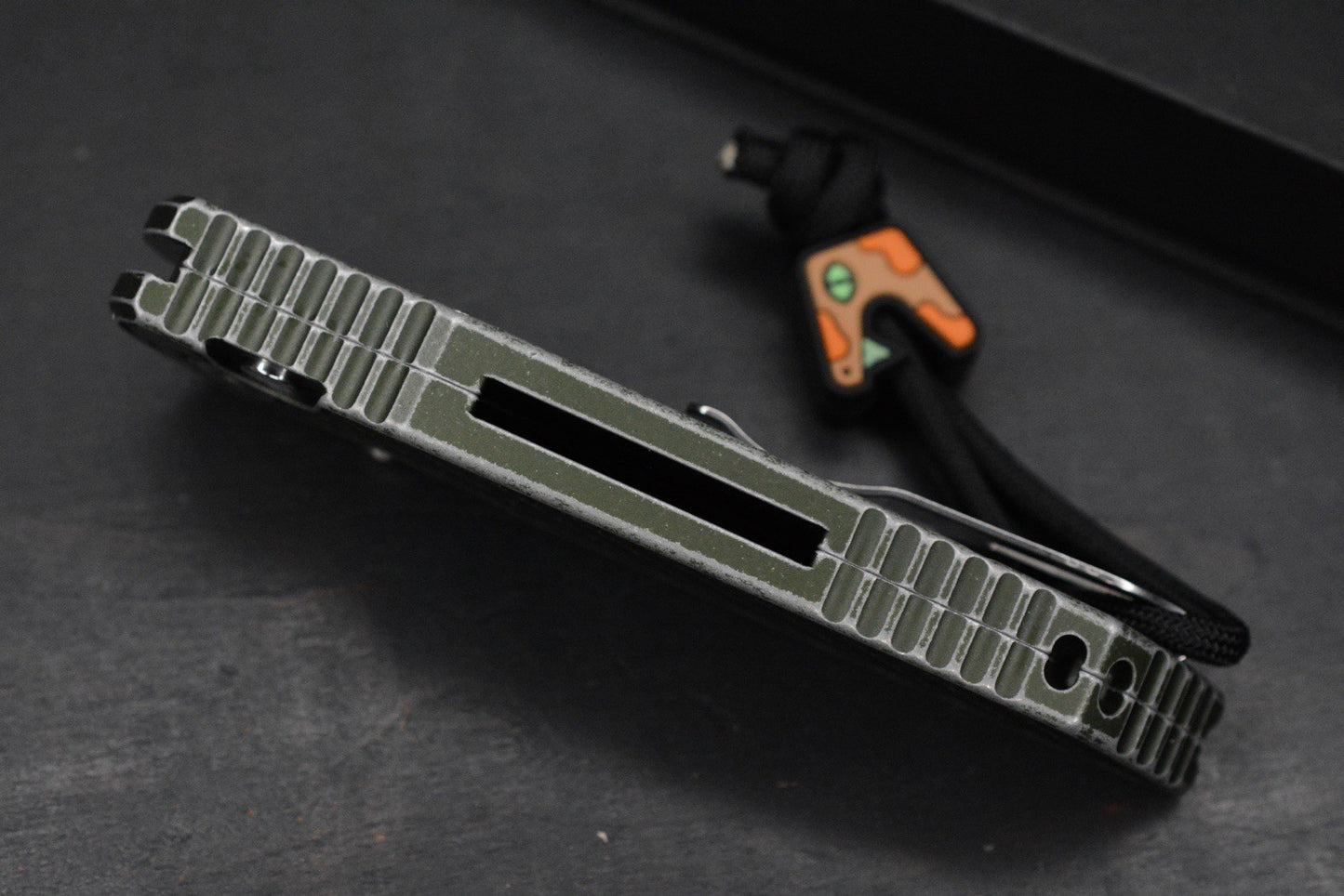 NEW Pro-Tech Integrity TR-3 Manual Green Battleworn Reptile Handle S35VN