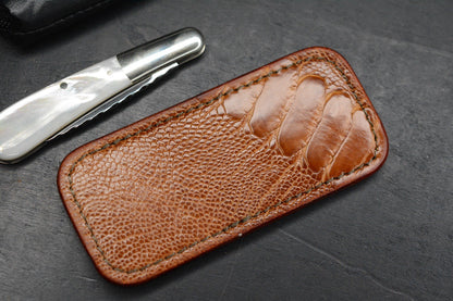 RARE++ Joe Kious Slipjoint Mother Of Pearl / Engraved Lock Back / Bolsters