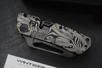 NEW Winterblade Factor B4 Laser Zebra Ti / DLC Satin Magnacut Batch 4 w/ COA