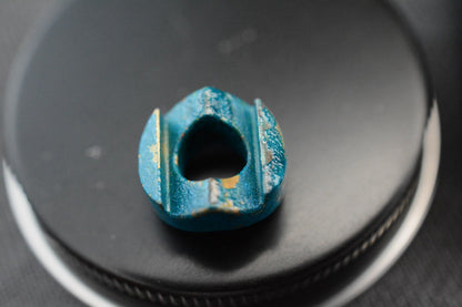 RARE WYSTE DESIGNS Crown - Blue Shipwreck Bronze Bead