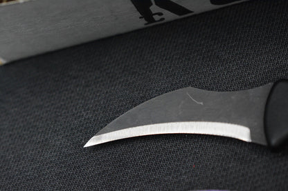 RARE Ed’s Manifesto & Kopis Designs Elvia Field Knife - Black / Acid Stonewash