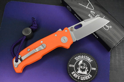 NEW Demko MGAD20 Compact Batwing - Orange G10 / Stonewash Magnacut SN 291