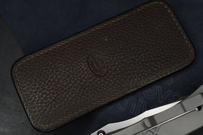 NEW Chris Reeve Umnumzaan DP Magnacut Ti Glass Blasted w/Robertson Gator Sheath