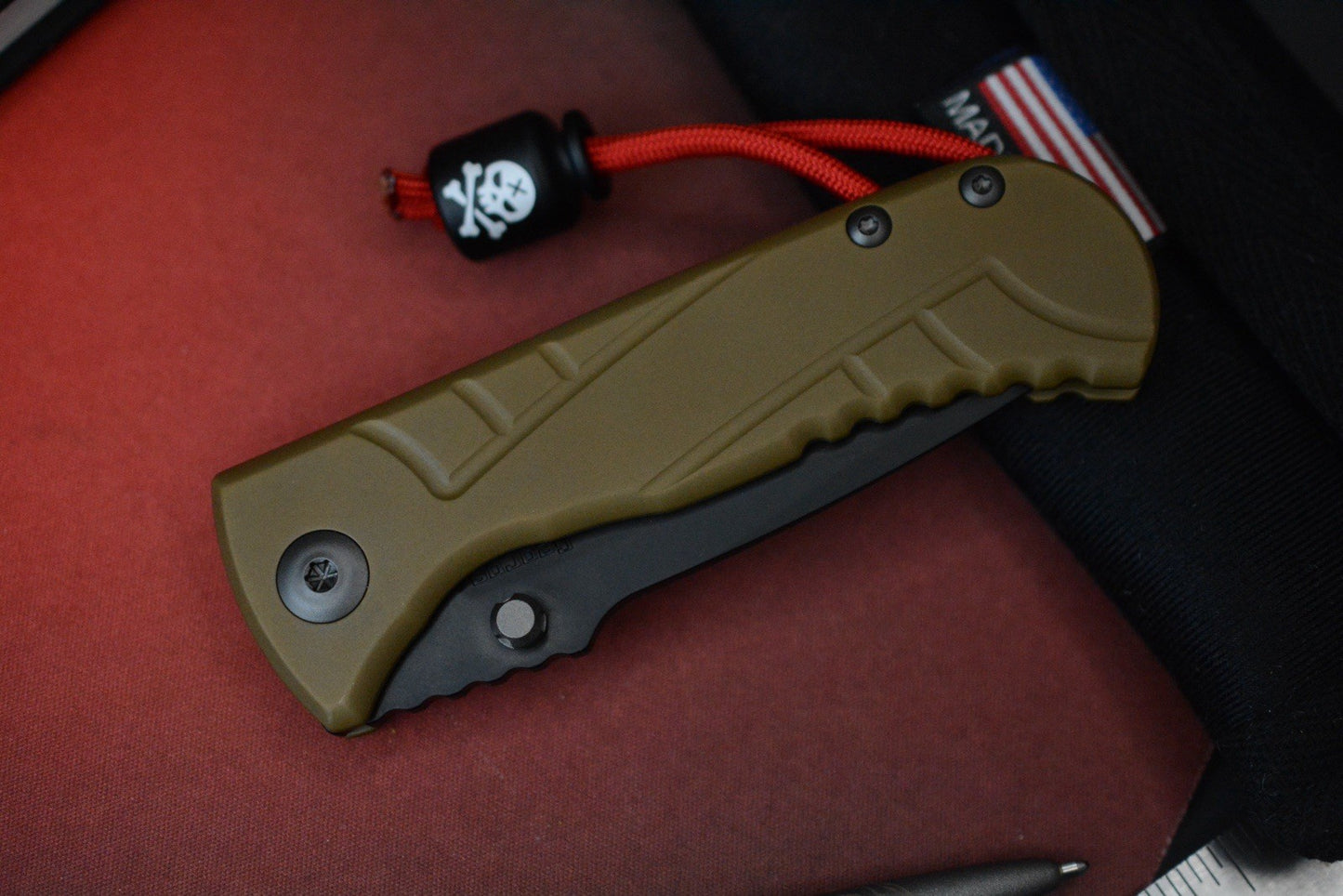 RARE ++ Les George Talos - DLC FDE Handle/ Black DLC Magnacut w/ Poison Bead