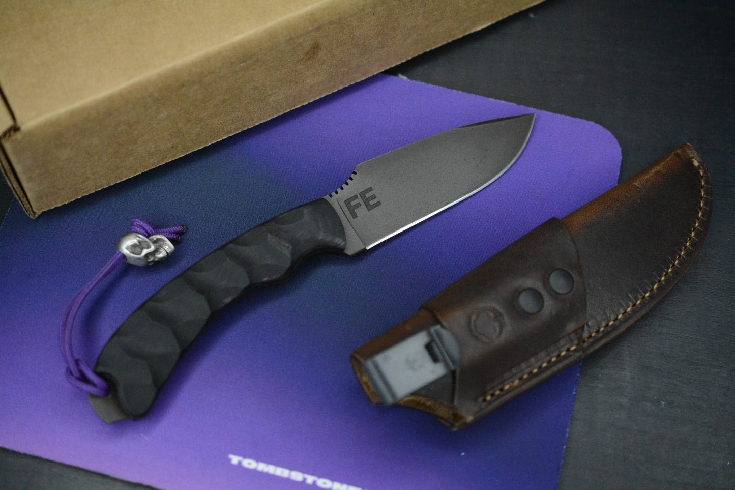 NEW Winkler x Houin x Field Ethos “Sweet T” - Liberty Wood Charcoal w/ Sheath