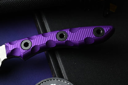 NEW TKell Wharnie EDC PB&J Edition - Distressed MagnaCut / Purple G10 Ltd Ed