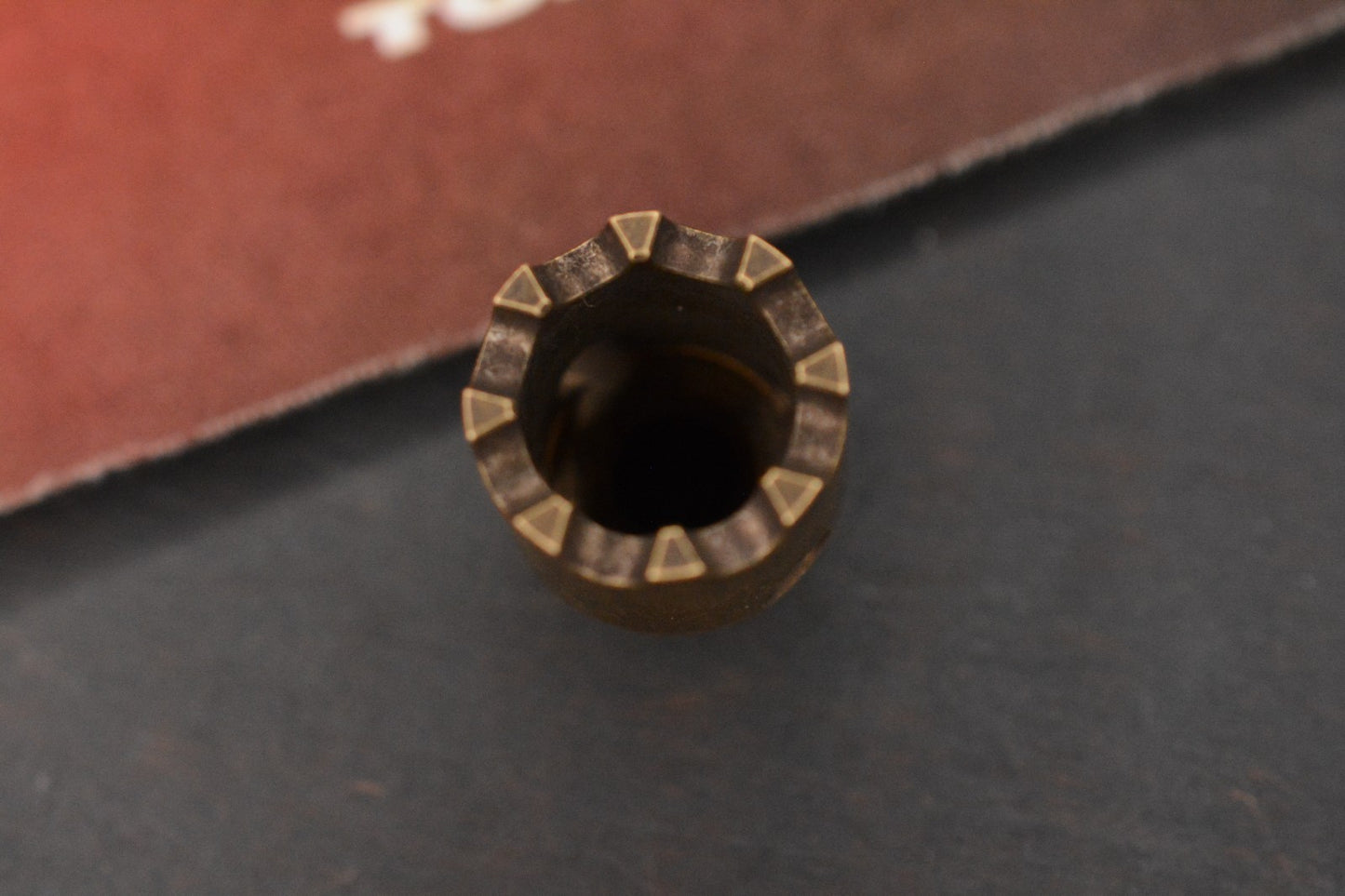 RARE Vintage ZF Creations PAC-Man Ghost Brass Bead - Large Re Playge Microtech