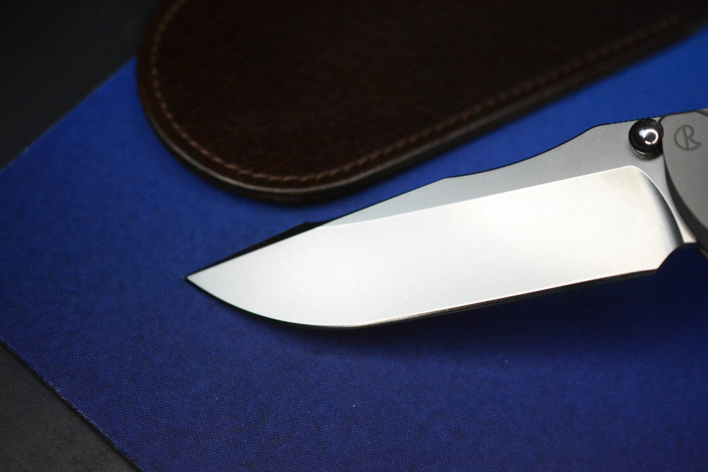 NEW Chris Reeve Umnumzaan - Glass Blasted / DP Magnacut w/ Custom Flag Clip