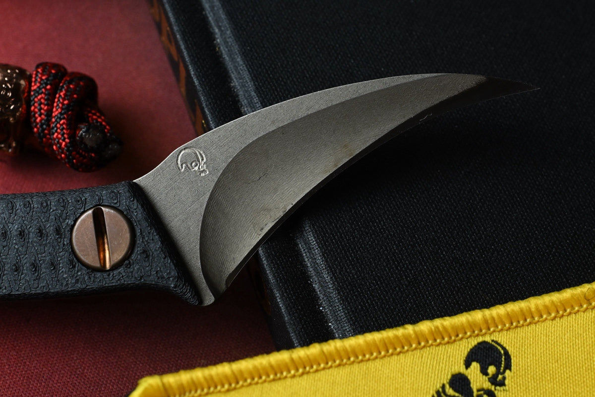RARE Turner CNC x Sneakreaper Elvia Fixed Blade - HG 3V / Bronze Blade & HDW