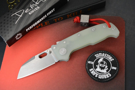 NEW Demko MGAD20 Compact Batwing - Natural G10 / Stonewash Magnacut SN 124