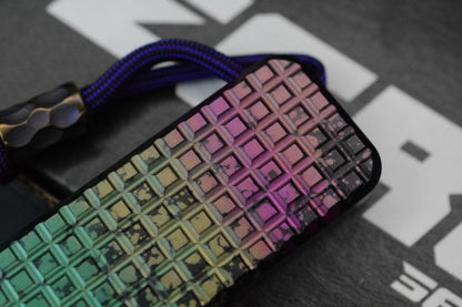 RARE Rivery MFG x Monkey Edge Frag Pattern - Gradient w/Custom Bead & MEFP Patch