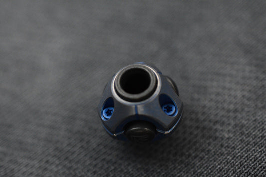 NEW Copper Head Metal Works x Custom Knife Factory Blue Ti Bead