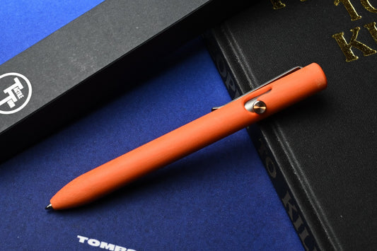 NEW Tactile Turn Orange G10 Bolt Action Pen, Standard, 5.6" Overall