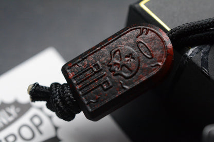 CUSTOM BRNLY x Pruitt “Deco” Standard Layered ZIRCONIUM Cypop w/ Tombstone Bead