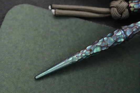 RARE Royal Creations Rock Spike -Ano Green & Purple Ti