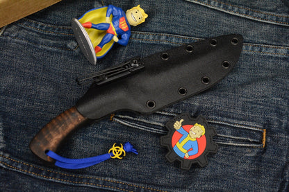 RARE++ Winkler Knives - Shadow Strike 80CRV2 Steel Flat Grind / Maple Handle