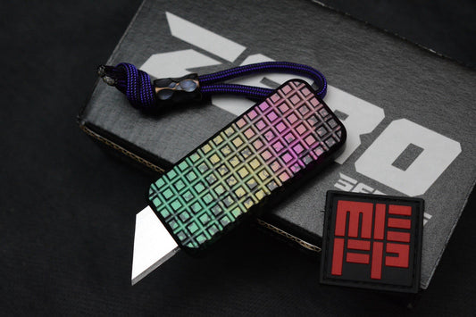 RARE Rivery MFG x Monkey Edge Frag Pattern - Gradient w/Custom Bead & MEFP Patch