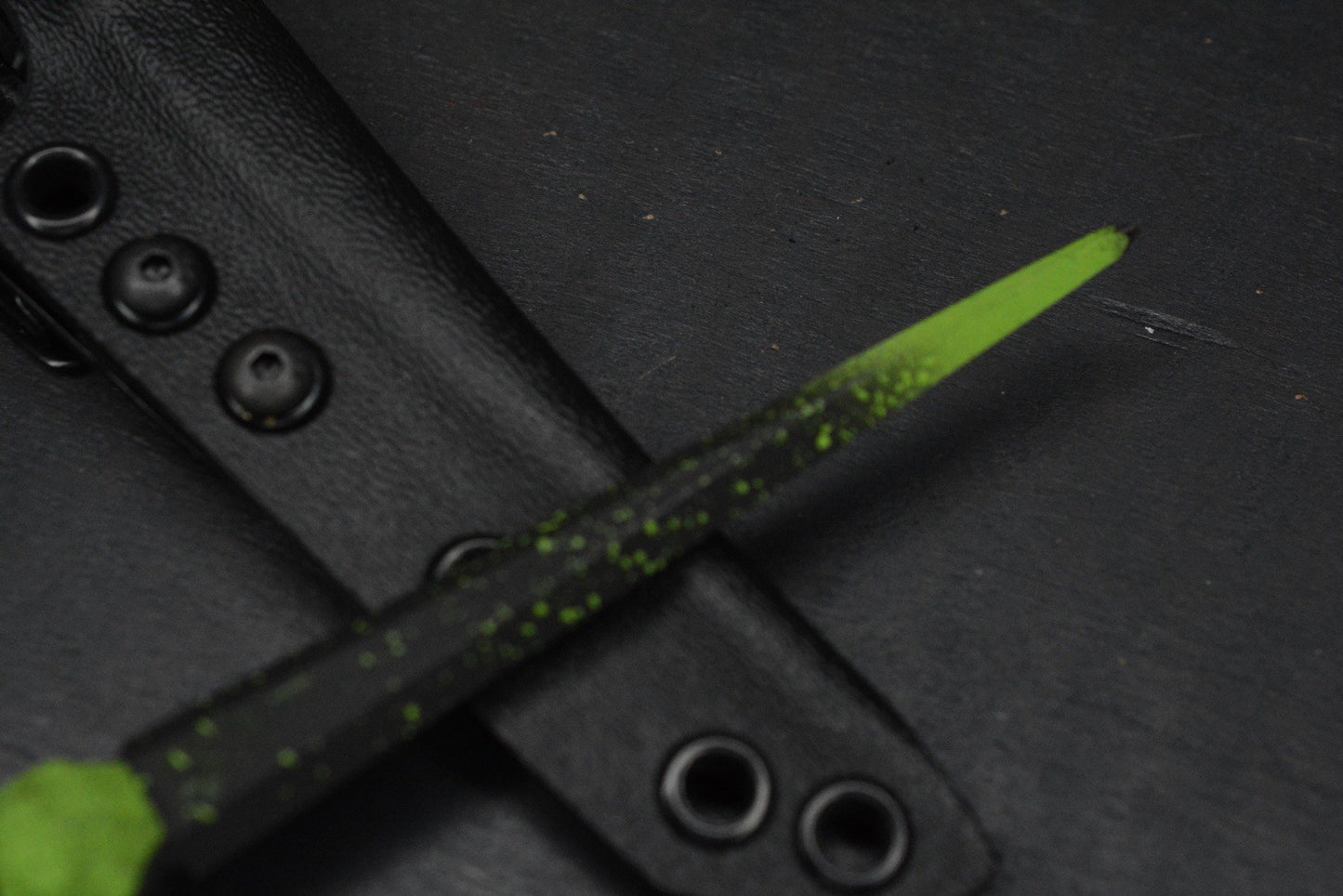 RARE Half Face Cardiac Spike Halloween SE Toxic Green w/Skull & PDW Patch