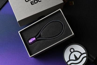 RARE Urban EDC VK-IMON Lanyard Bead - Purple Zircuti Screw Thru (3 PCs)