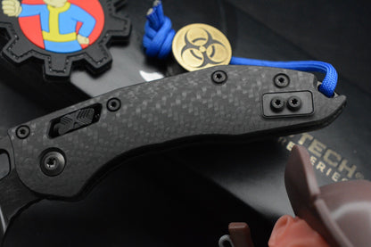NEW Microtech Stitch-Ram-Lok Carbon Fiber Black DLC w/ Fallout Pack & Bead