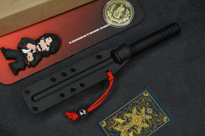 RARE Bastinelli Eye Scream Death Spike w/ Sheath & John Wick Pack Re Microtech