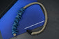NEW Delicious Fist Bad Floss - Blue Steel Broken Molar Beads/ Green 20” Paracord
