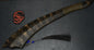 NEW Monkey Edge x RMJ Gold Point Red Stick - Hard Maple Fire Branded w/ Braid