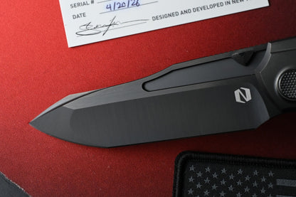 RARE Null Vandal Black DLC Dunes / Belt Satin Vanax Blade w/ Sneakreaper Patch