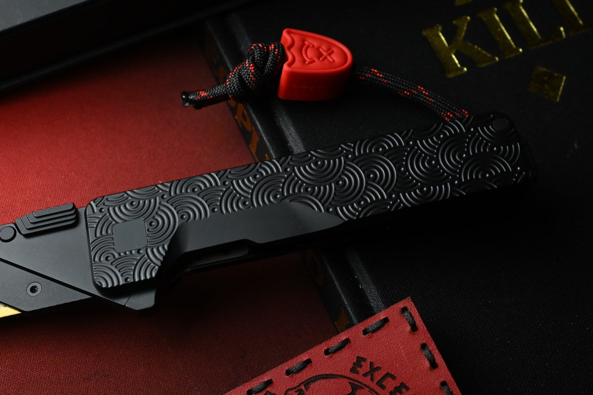 RARE Exceed Designs x Urban EDC TiRant Ultra Ti Chaos Seigahai w/Skiff Bearings